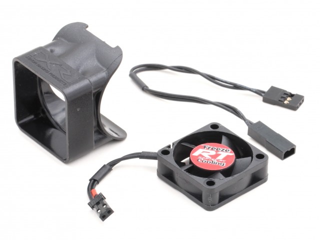 Radtec - "FREEZE" 30x30mm Cooling Fan (V3), with JST plug and extenion wire + Xenon Fan Duct (MA-10016-0030H)